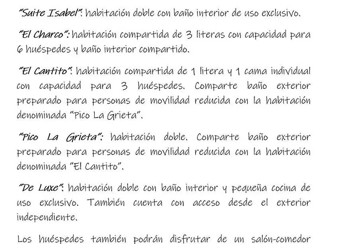 Vandrerhjem El Del Cubo